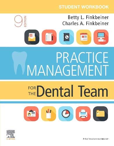 Student Workbook for Practice Management for the Dental Team: 9ed