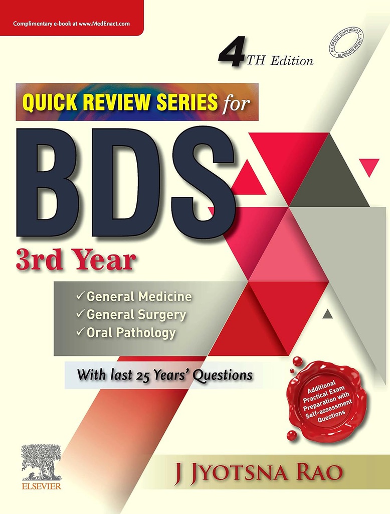 Quick Review Series for BDS 3rd Year, 4/e