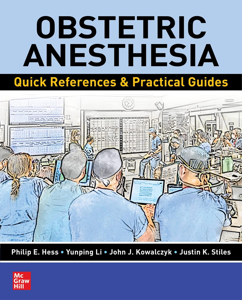 OBSTETRICS ANESTHESIA EMERGENCY MANUAL