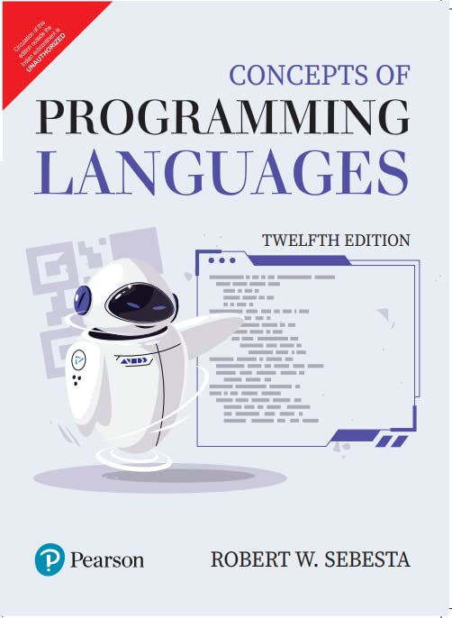 Concepts of Programming Languages , 12/e