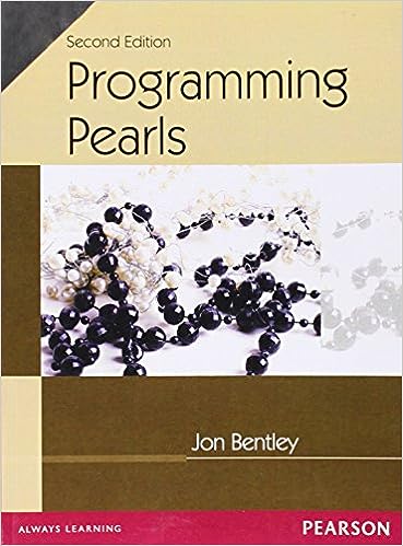 Programming Pearls, 2e