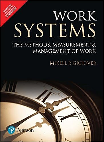 Work Systems: The Methods, Measurement & Management of Work, 1/e