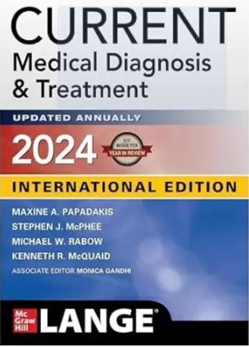 CURRENT MEDICAL DIAGNOSIS & TREATMENT 2024 (IE)