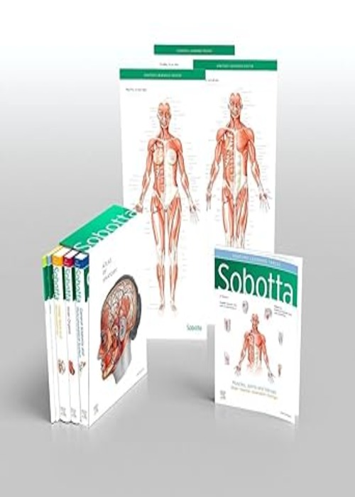 Sobotta Atlas of Anatomy, Package, 17th ed., English/Latin: General Anatomy and Musculoskeletal System; Internal Organs; Head, Neck and Neuroanatomy; Muscles Tables; Poster Collection 1ed