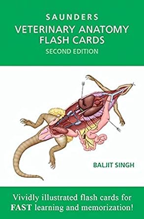 Veterinary Anatomy Flash Cards: 2ed