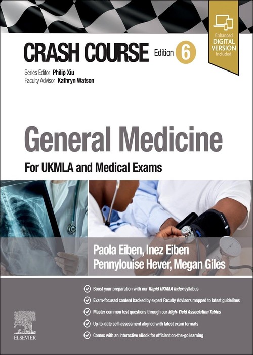 Crash Course General Medicine: For UKMLA and Medical Exams 6ed