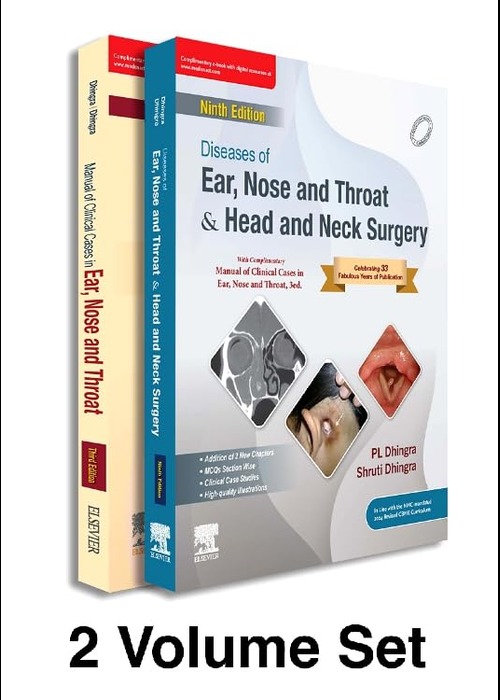 Diseases of Ear, Nose, Throat and Head and Neck Surgery, 9/e + Manual of Clinical Cases in Ear, Nose and Throat, 3/e - SET