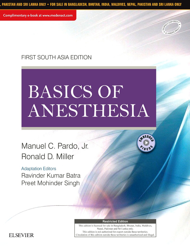 Miller's Basics of Anesthesia: 1st SAE