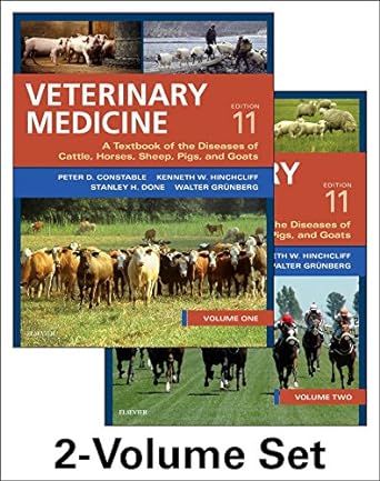 [B9780702052460] Veterinary Medicine: A Textbook of the Diseases of Cattle, Horses, Sheep, Pigs and Goats, 2-VOL Set, 11ed