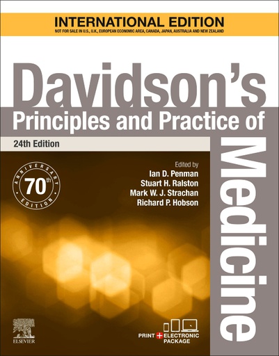 [B9780702083488] Davidson's Principles and Practice of Medicine, IE, 24/e