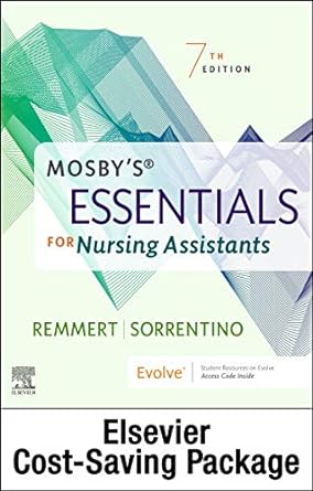 [B9780323811149] Mosby's Essentials for Nursing Assistants - Text and Workbook package: 7ed