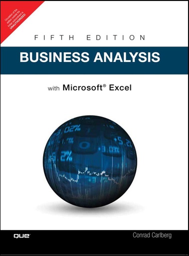 [B9789353433857] Business Analysis with Microsoft Excel, 5e