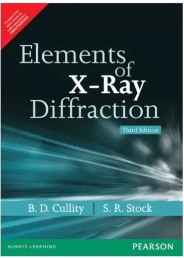 [B9789332535169] Elements of X-Ray Diffraction 3e