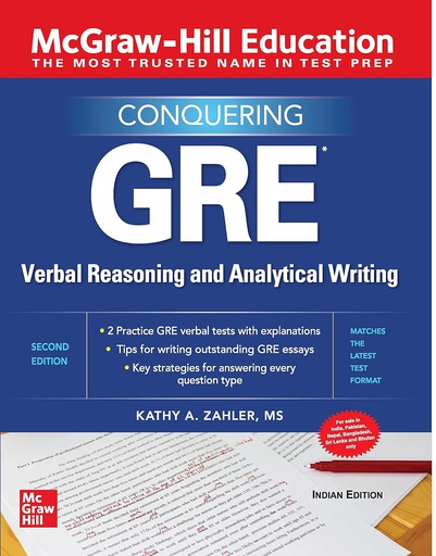 [B9789354601491] MHE CONQUERING GRE VERBAL REASONING AND ANALYTICAL WRITING, 2E