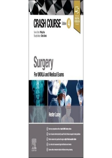 [B9780443115714] Crash Course Surgery: For UKMLA and Medical Exams 4ed