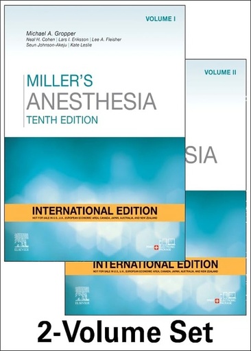 [B9780323936170] Miller's Anesthesia, IE, 2 Volume Set: 10ed