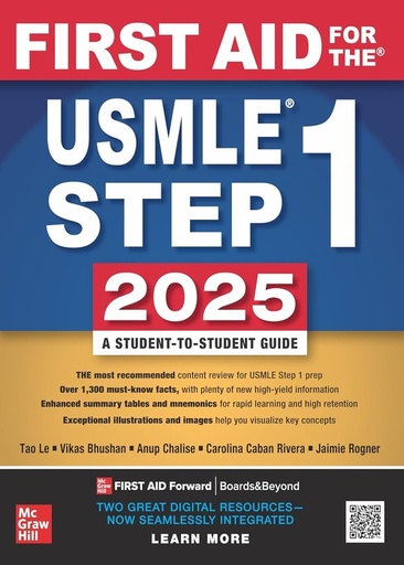 [B9789364445559] FIRST AID FOR THE USMLE STEP 1, 2025 (IE) 35E