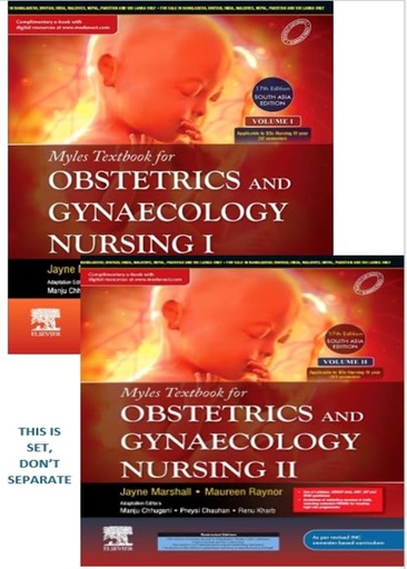 [B9788131268438] Myles Textbook for Obstetrics and Gynaecology Nursing, 2-Vol. Set