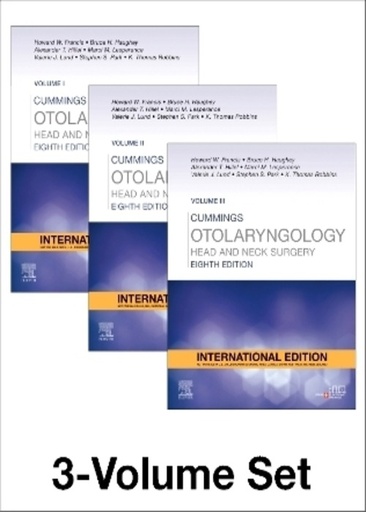 [B9780443377990] Cummings Otolaryngology: Head and Neck Surgery, IE, 3-Volume Set, 8ed